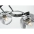 Lampa sufitowa chromowana szklana 2-punktowa 8912/2 z serii CLEO - Lampy Elem
